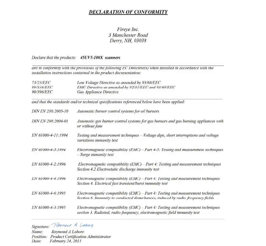 fireye 45UV5-1007 Self-Check Flame Scanner (15)