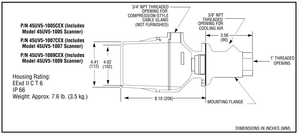 fireye 45UV5-1007 Self-Check Flame Scanner (2)