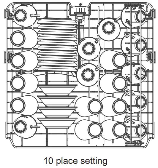FORTE F24DWS450PR Fully Integrated Built-In Dishwasher - fig 6