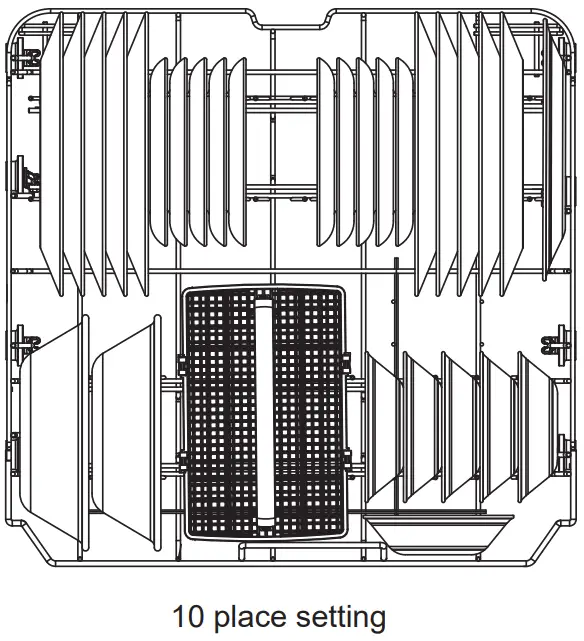 FORTE F24DWS450PR Fully Integrated Built-In Dishwasher - fig 7