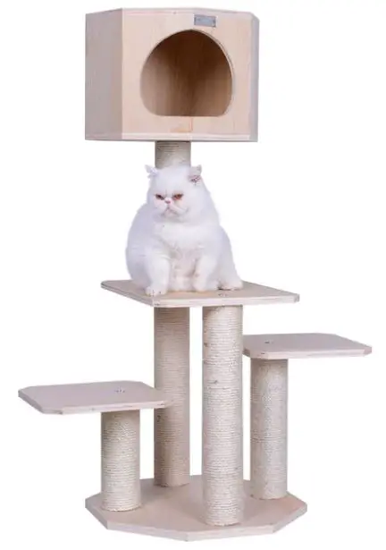 ARMARKET-4203 Pinus-Sylvestris-Wood-Cat Tree