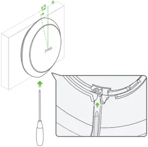 ZYXEL WAC6303D-S - How to release the AP 1