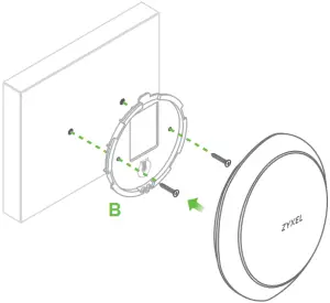 ZYXEL WAC6303D-S - Wall Ceiling Mounting - 2 - 1