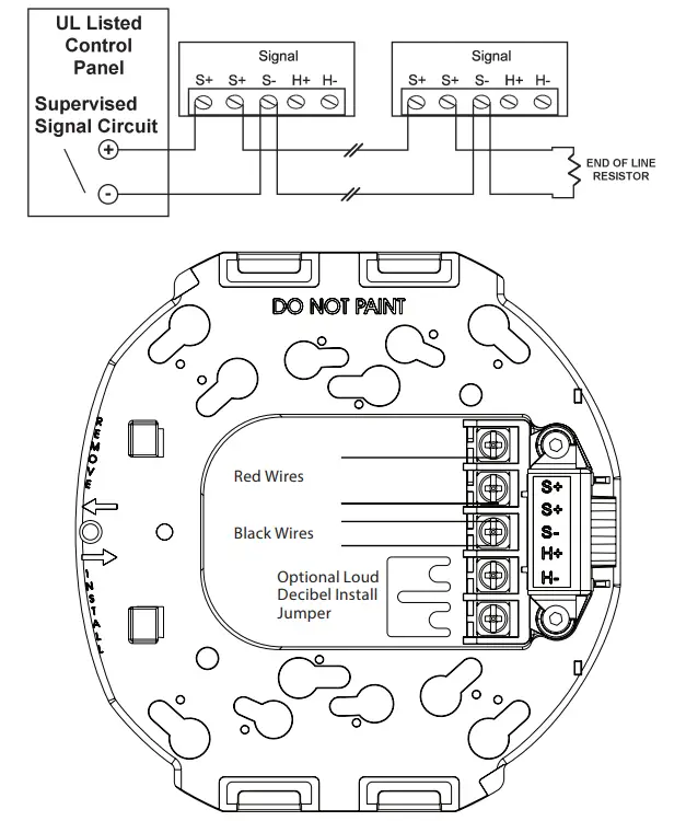 POTTER LFHS Series Low Frequency Horn-Strobe - fig 3