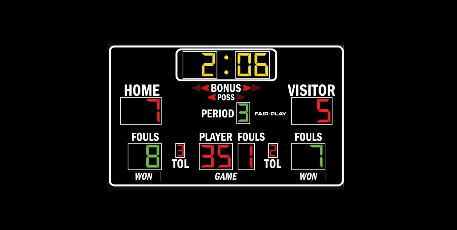 Fair Play Bb-1702-4 Basketball Scoreboard Instructions