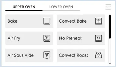 Electrolux Oven Cooking-Oven Mode
