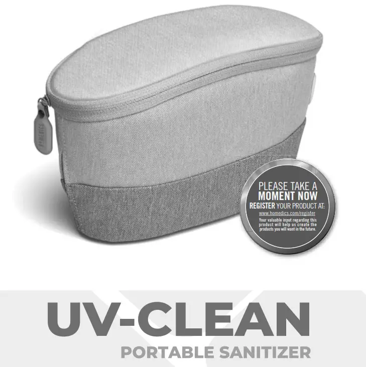 Homedics SAN-B100 UV-Clean Portable Sanitizer