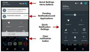 FIG 3 Notifications Bar