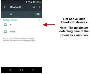 FIG 9 Power on Bluetooth