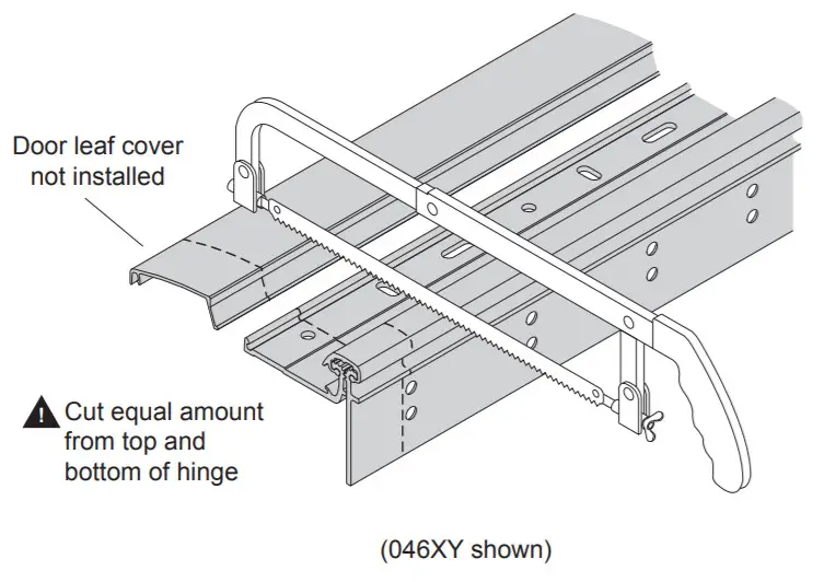 IVES 045XY Half Surface Continuous Hinges -figure 1