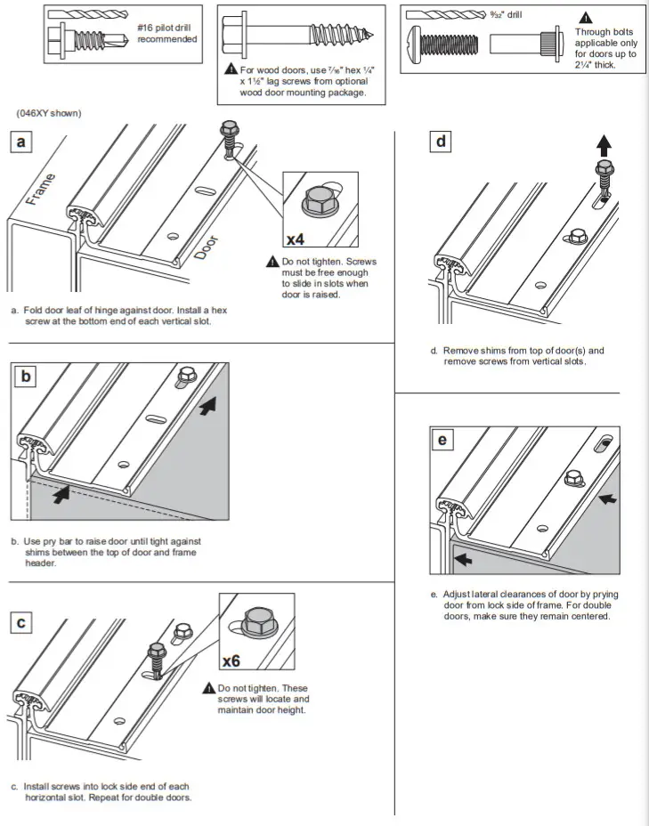IVES 045XY Half Surface Continuous Hinges -figure 5