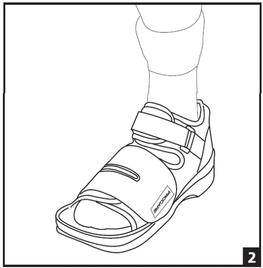 DJO PROCARE Squared-Toe Post Op Shoe - FIGURE 2