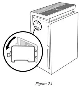FIG 20 Cleaning the Dust Sensor Lens