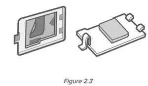 FIG 22 Cleaning the Dust Sensor Lens