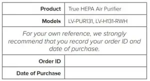 FIG 29 WARRANTY INFORMATION