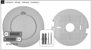 ELRO FZ5002R Smoke Alarm - . Content