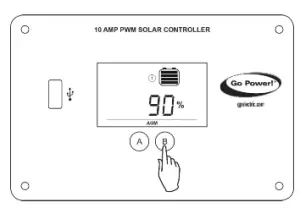 Go Power GP PSK 90 Portable Solar Kits User - Icons Displayed