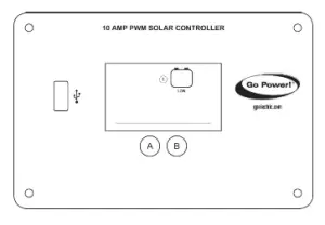 Go Power GP PSK 90 Portable Solar Kits User - SOLAR CONTROLLER