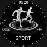 MANTA Smartwatch SWT05BP -Sports Mode