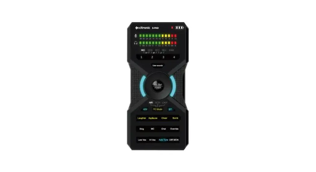 Citronic 173.640uk X-pad Portable Audio Device User Manual Citronic 173.640uk X-pad Portable Audio Device User Manual