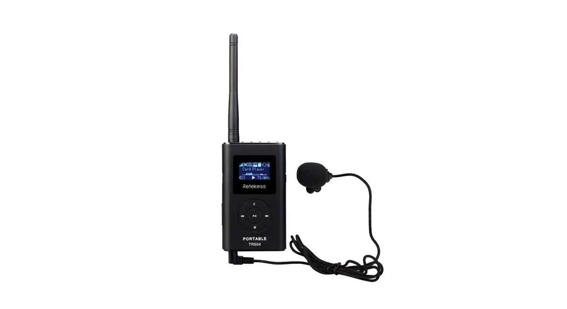Retekess Tr504 Portable Fm Transmitter User Manual
