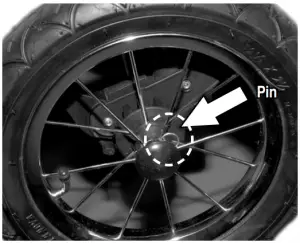 a clock hanging from the ceiling