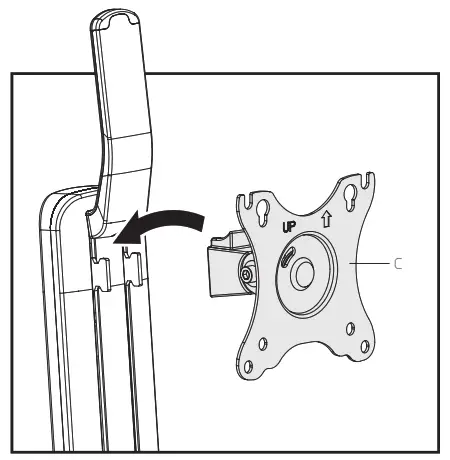GABOR DMS 200 Desktop Monitor Stand - FIG 3