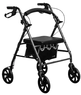 aidapt VP173FC Steel 4-Wheeled Rollator Product