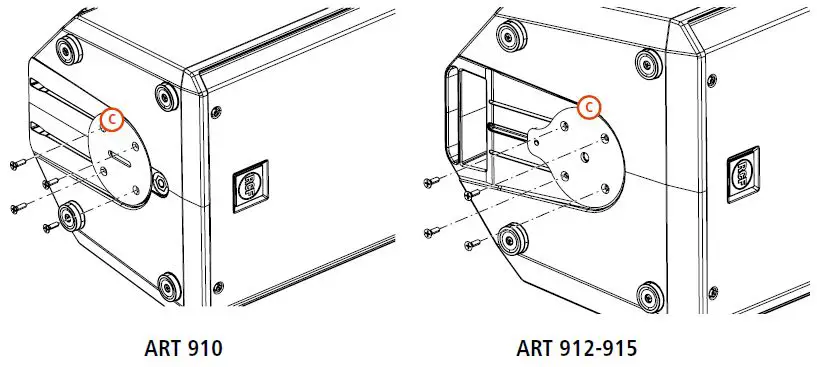 RCF ART 9 Series Brackets and Covers-10
