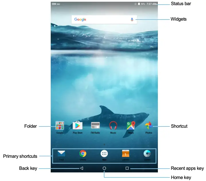 Customizing the Home Screen