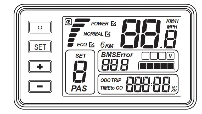 YOSE POWER C500-LCD Display Kit