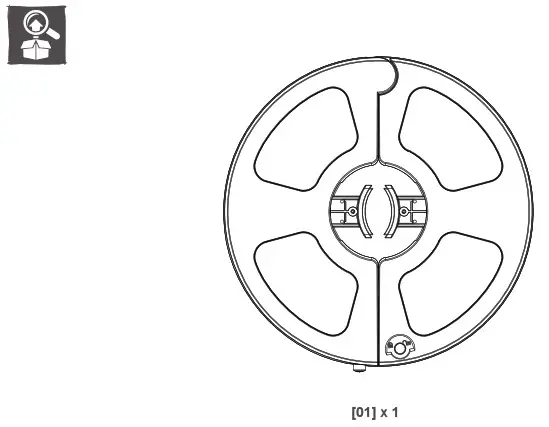 blooma RB284A Alinda Battery Powered LED Parasol Light- 3