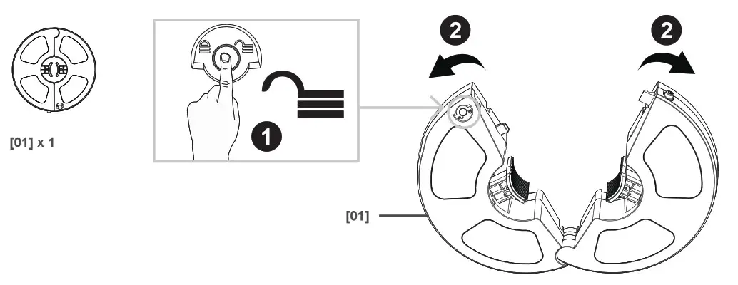 blooma RB284A Alinda Battery Powered LED Parasol Light- 4