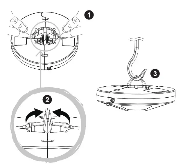 blooma RB284A Alinda Battery Powered LED Parasol Light- B