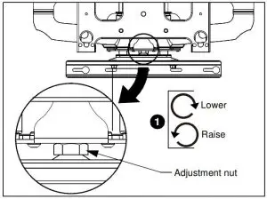 FIG 14 Adjusting PDR Height