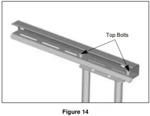 FIG 25 Reconfiguring the Swing Arms to the Left or Right of Center