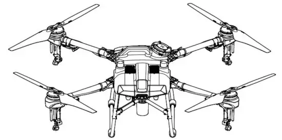 dji AGRAS T10 Spraying Drone