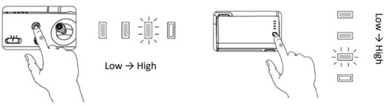 dji AGRAS T10 Spraying Drone - Battery Levels