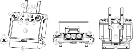 dji AGRAS T10 Spraying Drone - Remote