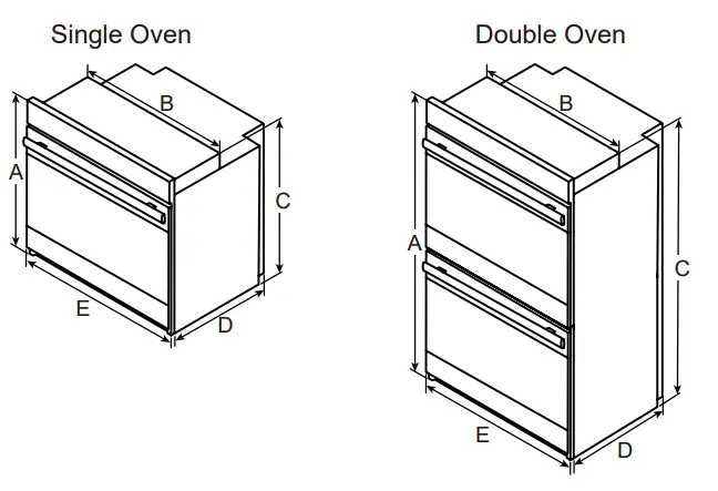 GASLAND- chef -ES710TS- Electric- Single -Wall-Oven- fig 1