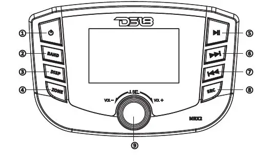 DS18 HYDRO MRX2 Marine and Powersports Head Unit 4
