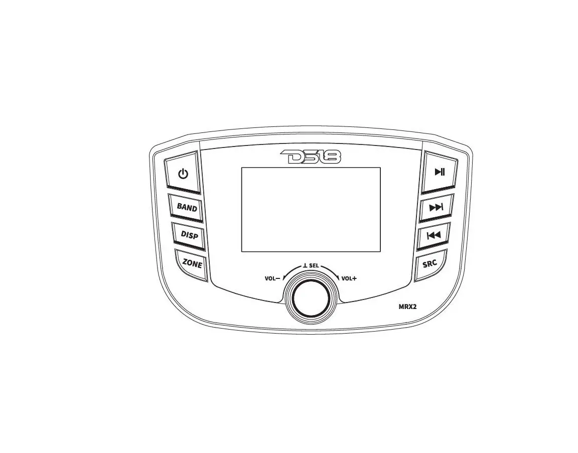 Ds18 Hydro Mrx2 Marine And Powersports Head Unit User Manual