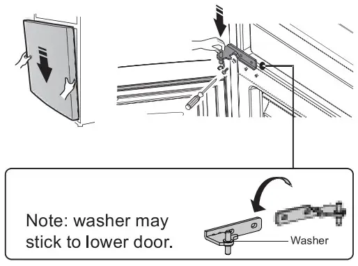 FORNO FFFFD1948 24S 11 1 CU FT Bottom Mount Refrigerator Stainless Steel with Side Grip Handle - Parts you will need 13