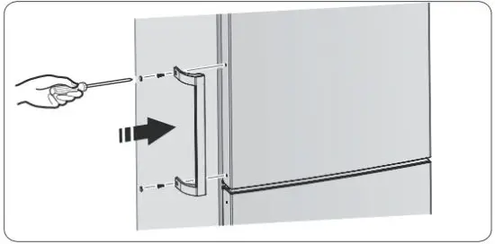 FORNO FFFFD1948 24S 11 1 CU FT Bottom Mount Refrigerator Stainless Steel with Side Grip Handle - Parts you will need 18