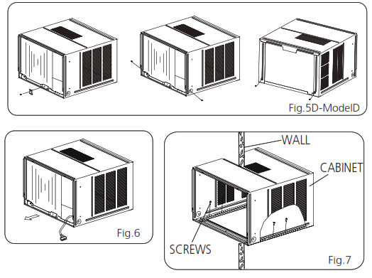 Midea MWF09HB4 Window Type Room Air Conditioner - cabinet3