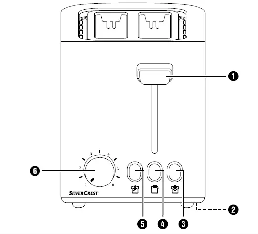 SILVERCREST-STS 850-E1-Toaster-FIG-1