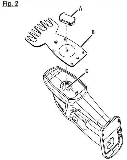 RYOBI 18 Volt Grass Shear Fig 2