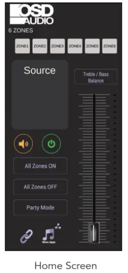 OSD AUDIO Nero MAX12 Wi Fi Multiroom Amplifier - power 1