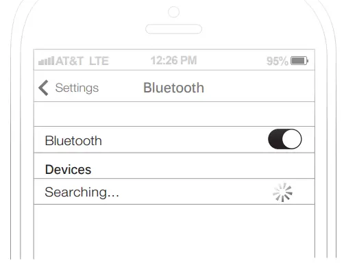 Bluetooth menu