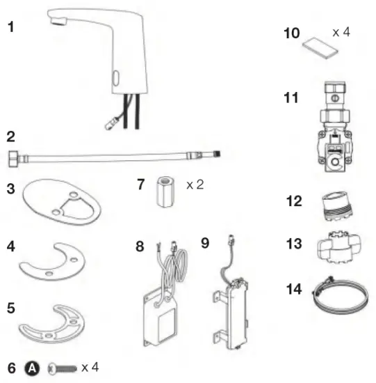 Cistermiser NT-EX- Novatap- No-Touch- Hygienic- Infrared- Taps -for- Washbasins -2